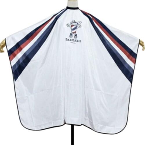1PCS Pattern Design Professional Barber Trimming Beard Cape Adjustable Dye Hair Salon Apron Pongee Waterproof Hair Styling Cape