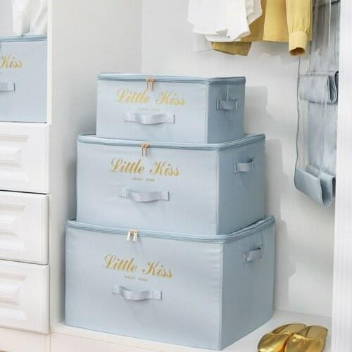 Super Large Capacity Storage Boxes with Lids Foldable Clothes Quilt Storage Box Organizer Closet Organizer XL Storage Box