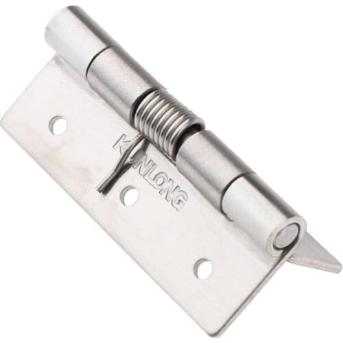 Heavy Duty Spring Loaded Metal Cabinet Door Hinge 2.36" Stainless Steel