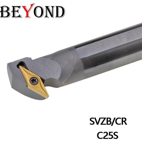 BEYOND Tungsten Steel Internal Turning Tools Insert Hole C25S SVZBR SVZCR Carbide CNC High Quality Lathe Cutter 1Pcs