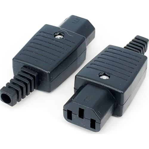 1pc Hot selling power connector 3P IEC 320 C14 Male Plug Panel mounted Power Inlet Sockets Connectors AC 250V 10A