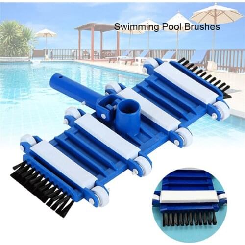 14 Inch Swimming Pool Vacuum Head With Brush Suction Head Vacuum Brush Fountain Pool Cleaning Tool Set