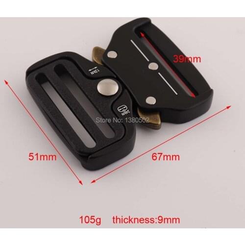 39mm inner webbing Strap Quick Side Release Buckles Belt buckle for bag garment Luggage DIY Accessories