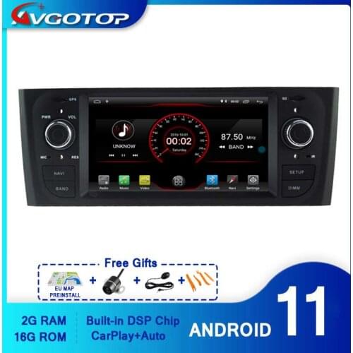 AVGOTOP Android 10 Car Radio Navigation Player for FIAT OID PUNTO MP3 MP4 Wifi Vehicle GPS Multimedia
