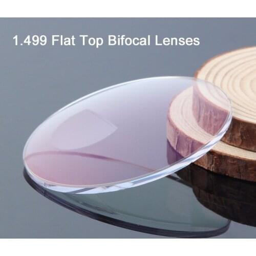 1.499 Bifocal Optical Eyeglasses Lenses for Reading and Far Vision Prescription Lenses Spectacles glasses lens for women and men