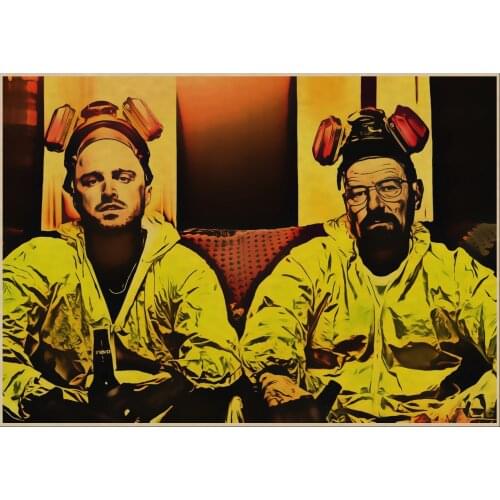 Breaking Bad movie retro Poster Vintage Kraft Paper Retro Posters Wall Sticker Bar Cafe Decoration Home Decor Gift wall decor A7