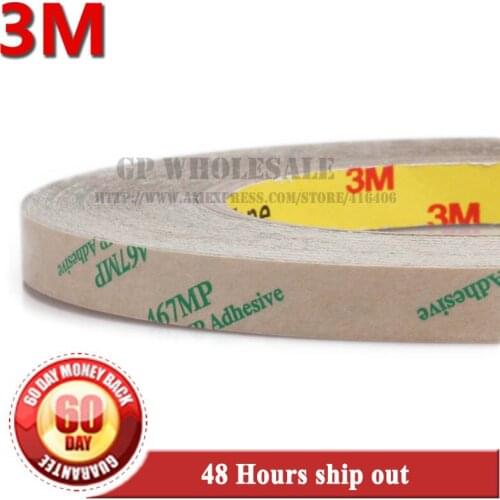 1x 51mm 3M 467MP 200MP Double Sided Clear Sticky Tape for Graphic Attachment and Membrane Switch Applications