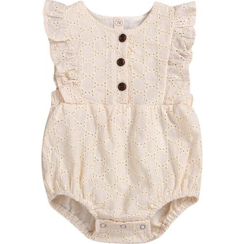 Citgeett Summer Solid Lovely Girls Baby Infant Kid Toddler Bodysuit Jumpsuit Sunsuit Autumn Cute Casual Outfits