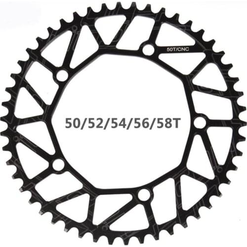 Litepro 130BCD 9 10 11 Speed Hollow CNC Alloy Single Disc Chainwheel Road Folding Bike Chain Wheel 48/50/52/54/56/58T Chainring