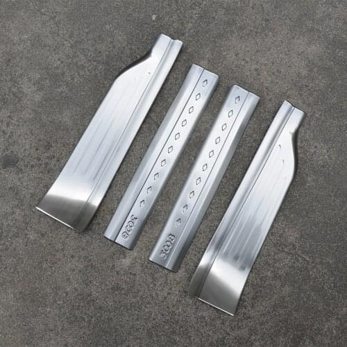 Stainless Steel inner Door Sill Scuff Plate car accessories For Peugeot 3008 2009-2015