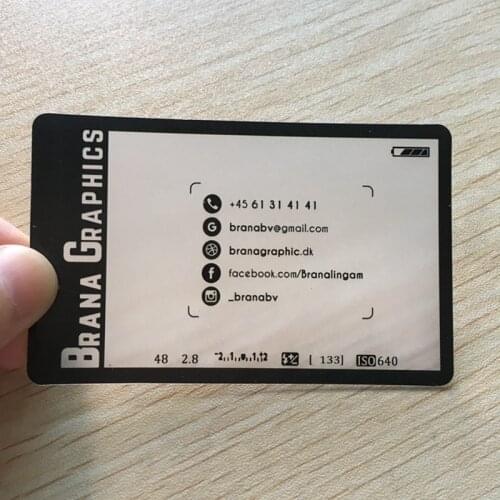 200pcs/one design Customized pvc plastic card matte business card printing VIP PVC Membership transparent Cards