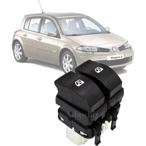 Suitable for Renault Megane II 2 with Anti-pinch Protection Front Window Control Switch 8200315042