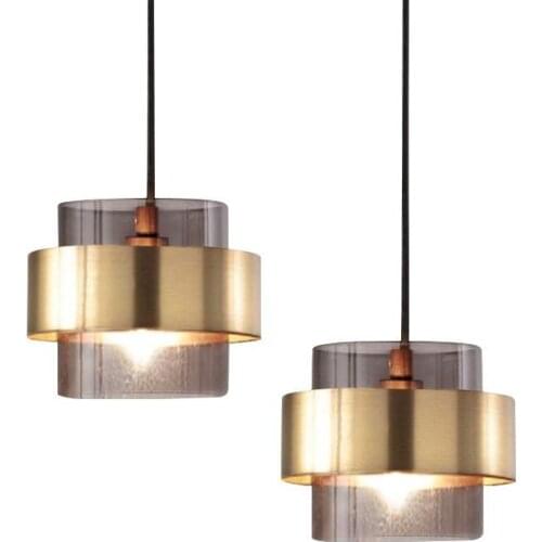 Simple Restaurant Cafe Long Line Pendant Light Living Room Dining Room Study Bar Handing Lamp Glass Home Decr PA0702