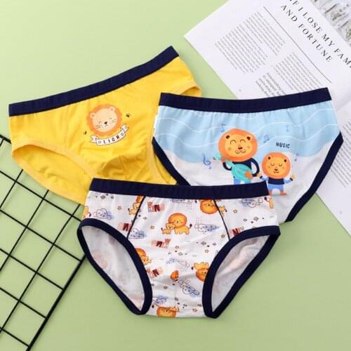 Boys' Briefs Childrens Cotton Cartoon Boys' Boxers Childrens Underwear