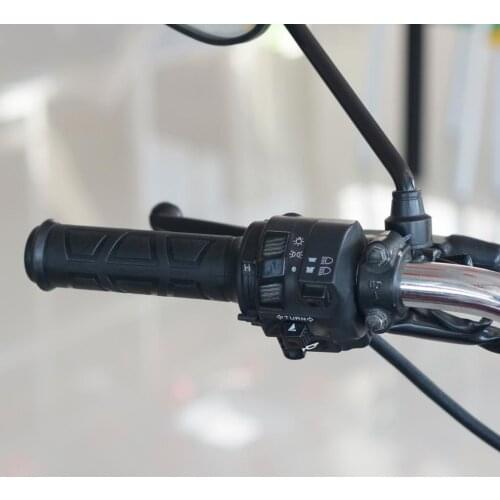 12V 15W-35W Universal ATV Motorcycle 7/8 inch 22mm Electric Heated Handlebar Hand Grips with Temperature Adjustable Switch