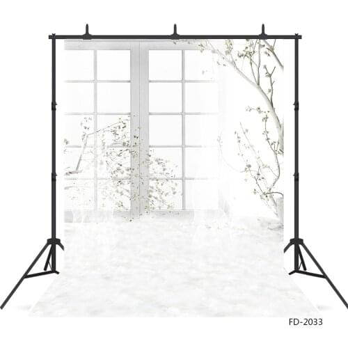 Vinyl Photography Backdrops for Photo Studio White Room Window Photographic Backgrounds Baby Shower Children Portrait Photocall