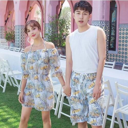 Womens Bikini Swimsuits Couple Swimwear Skirt Women Bathing Suits Lovers Swimsuit Summer Sexy Dress Bikinis Set Plus Size