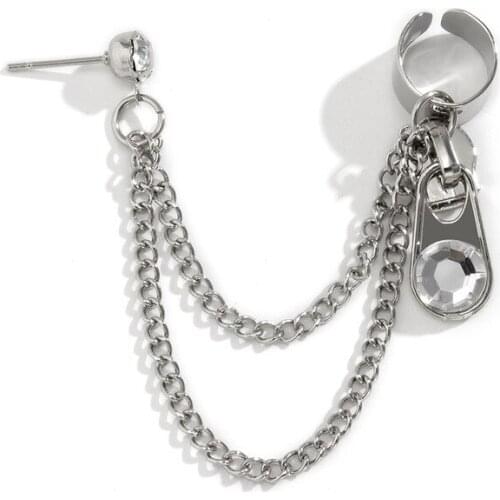 POTCET Womens Stainless Steel Black Love Pearl Titanium Steel Bracelet Geometric Fashion Retro Hip Hop Party Jewelry