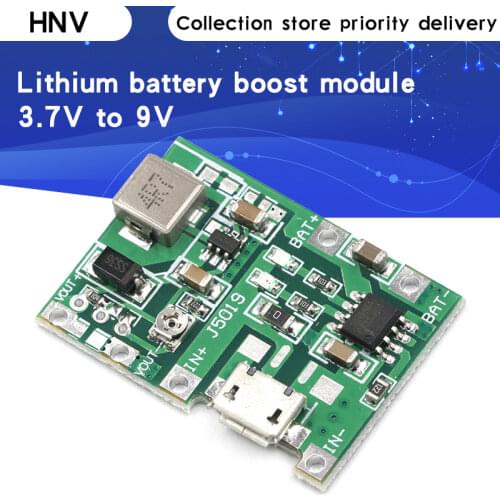 10PCS Lithium Li-ion 18650 3.7V 4.2V Battery Charger Board DC-DC Step Up Boost Module