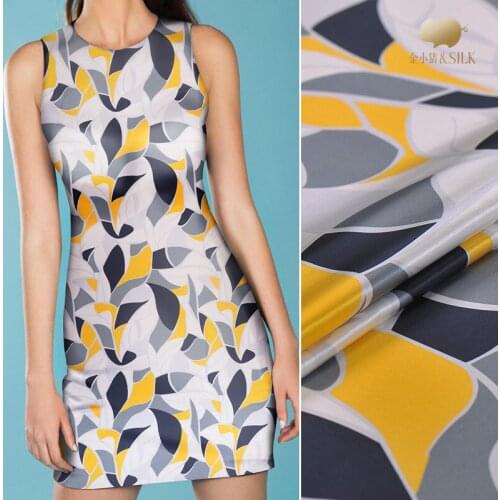 19mm digital inkjet stretch silk satin fabric scarf bedding dress silk fabric natural silk fabric material wholesale silk cloth