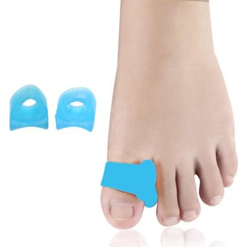 2Pcs Big Toe Separator Bone Corrector Straightener Silicone Gel Foot Fingers Protector Bunion Adjuster Feet Massager Pedicure