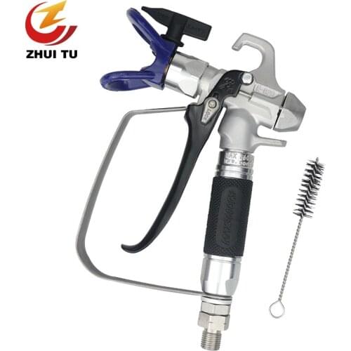 3600PSI High Pressure Airless Paint Spray Gun Airbrush With 517 Spray Gun Nozzle Intake Joint 360 Rotation