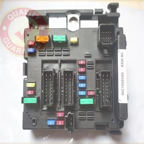 9657608580 Fuse Box Module General System Relay Controller Body Control for PEUGEOT 206 CABRIO 307 CABRIO 406 COUPE 807