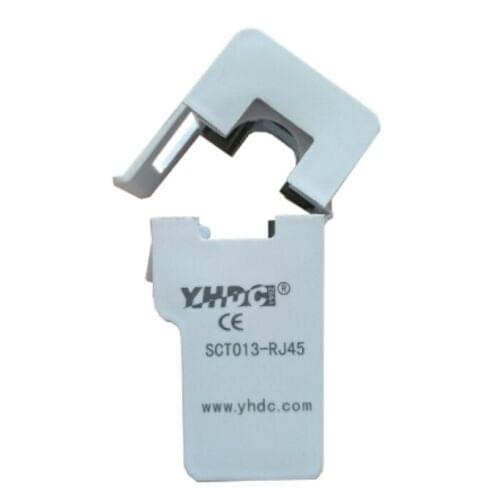 Free shipping SCT013-RJ45 Input 5A 10A 15A 20A 25A 30A 50A 60A 100A Output 1V Split Core Current Sensor AC Current Transformer