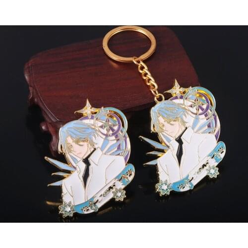 Anime SK∞ SK8 The Infinity Keychain Langa Hasegawa Pendant Key Chain for Women Men Car Keyring Jewelry