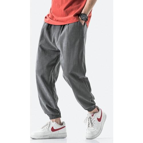 Casual Harem Pants Men Jogger Pants Men Loose Trousers Male Korean Style Harajuku Novel Summer Hip Hop Men Pencil Pants Trousers
