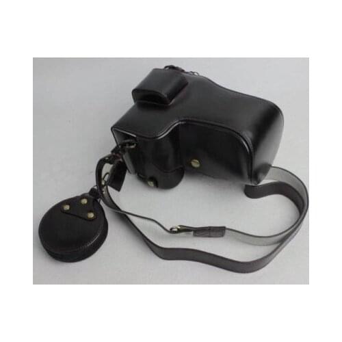 Black/Brown/Coffe Digital Camera Leather Case Cover For Sony A9 ILCE-9 A9 A7R3 A7III A7RM3 With Storage Bag Bottom Opening Case