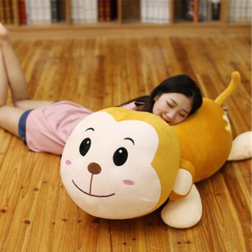 Fancytrader Big Soft Monkey Pillow Doll Plush Stuffed Soft Giant Cartoon Animals Monkeys Toys 90cm 35inch