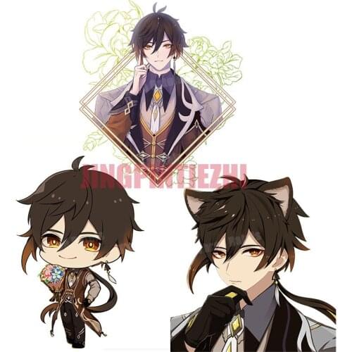 Personality Car Sticker A256 Zhongli Genshin Impact for Suitcase Laptop Waterproof Car Sticker Decoration Kid Toy Decal