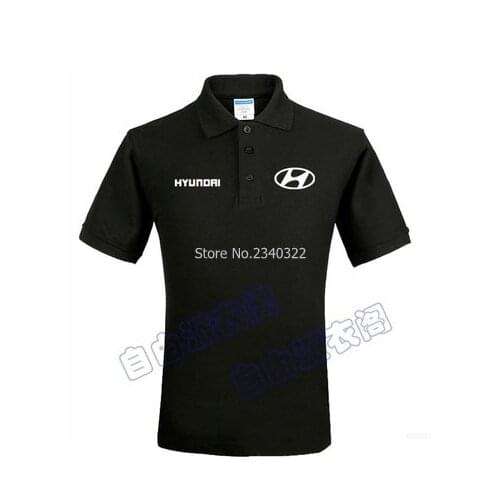 Summer 4s shop standard tooling custom Hyundai polo shirt cotton clothes for men and women
