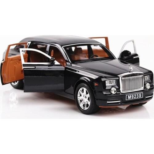 Alloy 1:24 Model Car Models Sound Light Boys Toy Car Six Open Simulation Kids Toy Simulation Engine Car Trunk
