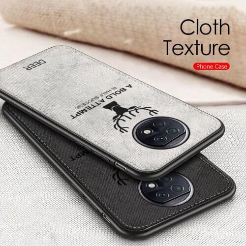 3D Deer Pattern Cloth Soft Case for xiaomi redmi note 9t note9t Silicone Shockproof Cover for redmi note 9 t redme 9t case coque
