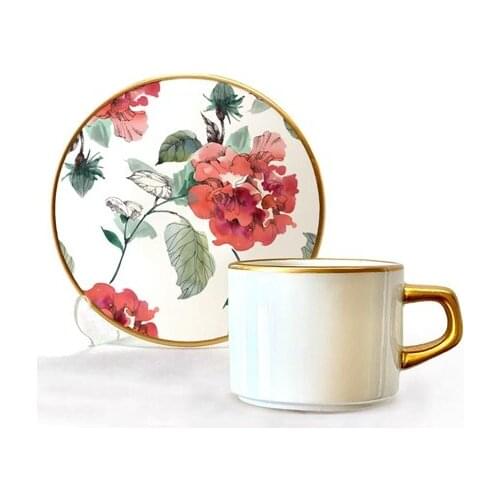 Asaf Tea Cup Set 12 Pieces Clove