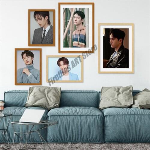 Wang Yibo Canvas Painting Wall Art Posters and Prints Wall Nordic Home Decoration Pictures for Living Room Decor Wall Decor