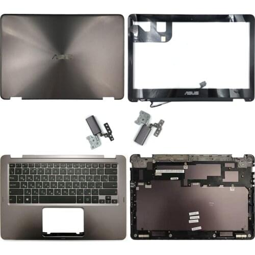 New for asus zenbook flip ux360c ux360ca UX360CA-1B portable lcd back cover/front frame/hinges/handrest/bottom case