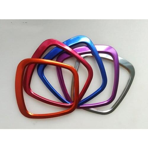 Durable Steering Wheel Sticker Badge Sticker For Audi A4L /A6L /Q3 Silver