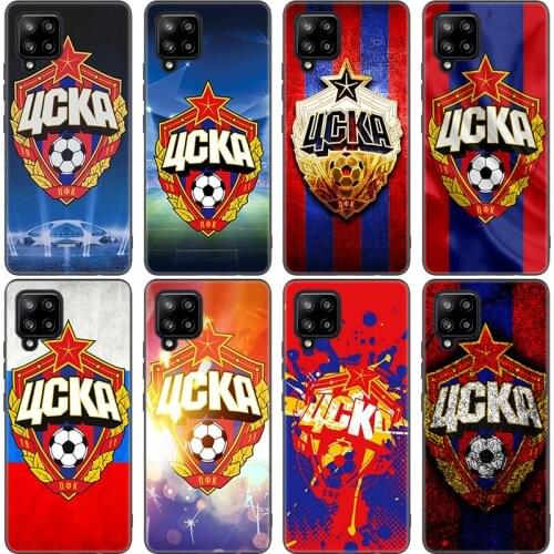 Russian PFC CSKA MOSCOW Case For Samsung Galaxy A12 A02S A22 A32 A52 A72 A71 A51 A41 A31 A21 A11 A50 A70 A10S A20S Black Cover