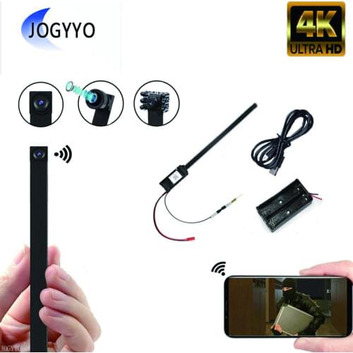 4K DIY Portable Full HD WiFi IP Mini Camera P2P Wireless Mini Camcorder Video Audio Recorder Support Remote View TF Card