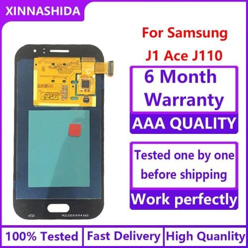 Super AMOLED LCD Display 100% Tested Working Touch Screen Assembly For Samsung Galaxy J1 Ace J110 SM-J110F J110H J110FM