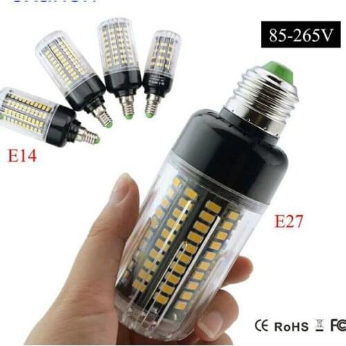 20W High Lumens 5736 SMD Led Corn Bulb light E27 E14 85V-265V 15W 10W 5W Led Lamp No Flicker LongLife Leds Bulb For lighting