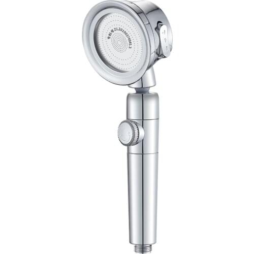 Three-Speed Universal Pressurized Shower Head For Bathing High-Pressure One-Button Water-Stop Hand-Held Shower Head