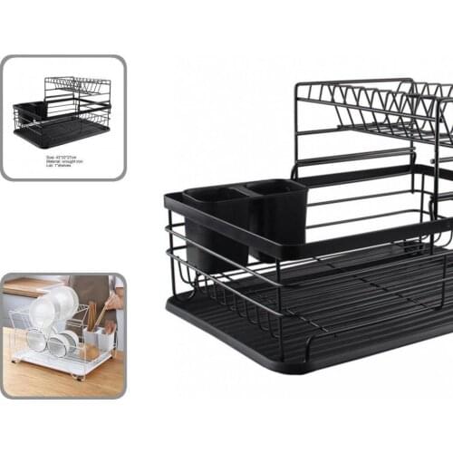 Ventilation Removable Solid Bowls Dishes Drying Rack for Dinner Room