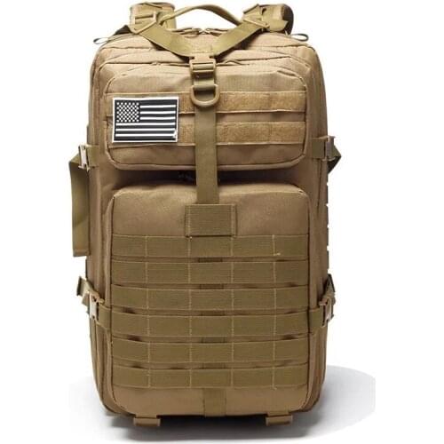 Military Tactical Army Backpack 50 Liters Large Capacity 3P Backpack Hiking Camping Hunting Backpack