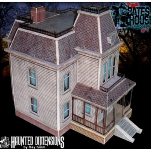 High quality Hotel Baez movie psycho paper model building model Paper model kit