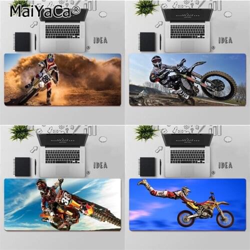 Maiya High Quality cool Motocross moto Keyboards Mat Rubber Gaming mousepad Desk Mat Free Shipping Large Mouse Pad Keyboards Mat