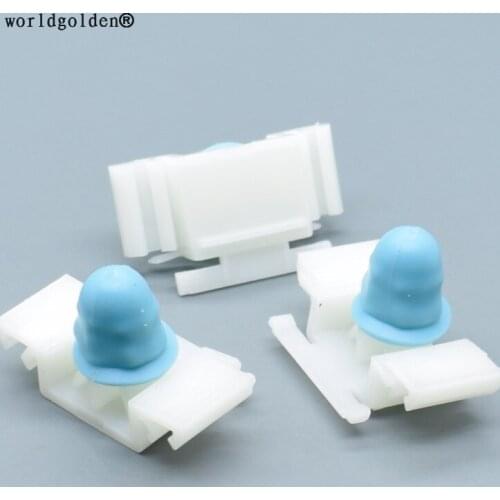 Worldgolden 100pcs plastic clip Door Trim Moulding Retainer for BMW#51132251394,55245Z